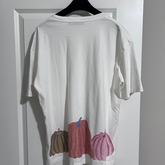 Authentic Louis Vuitton X yayoi kusama Unisex Pumpkin Print T-shirt - Picture 5 of 7